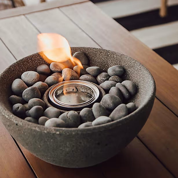 Solo Stove TerraFlame Basin Fire Bowl - Stonecast Graphite