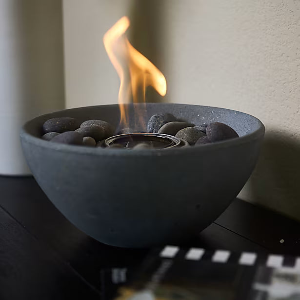 Solo Stove TerraFlame Basin Fire Bowl - Stonecast Graphite
