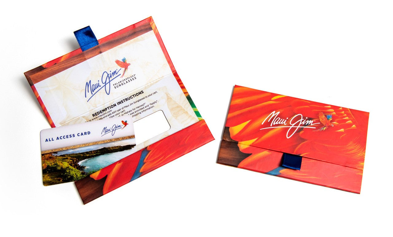 Maui Jim All Access Card - Physical Card