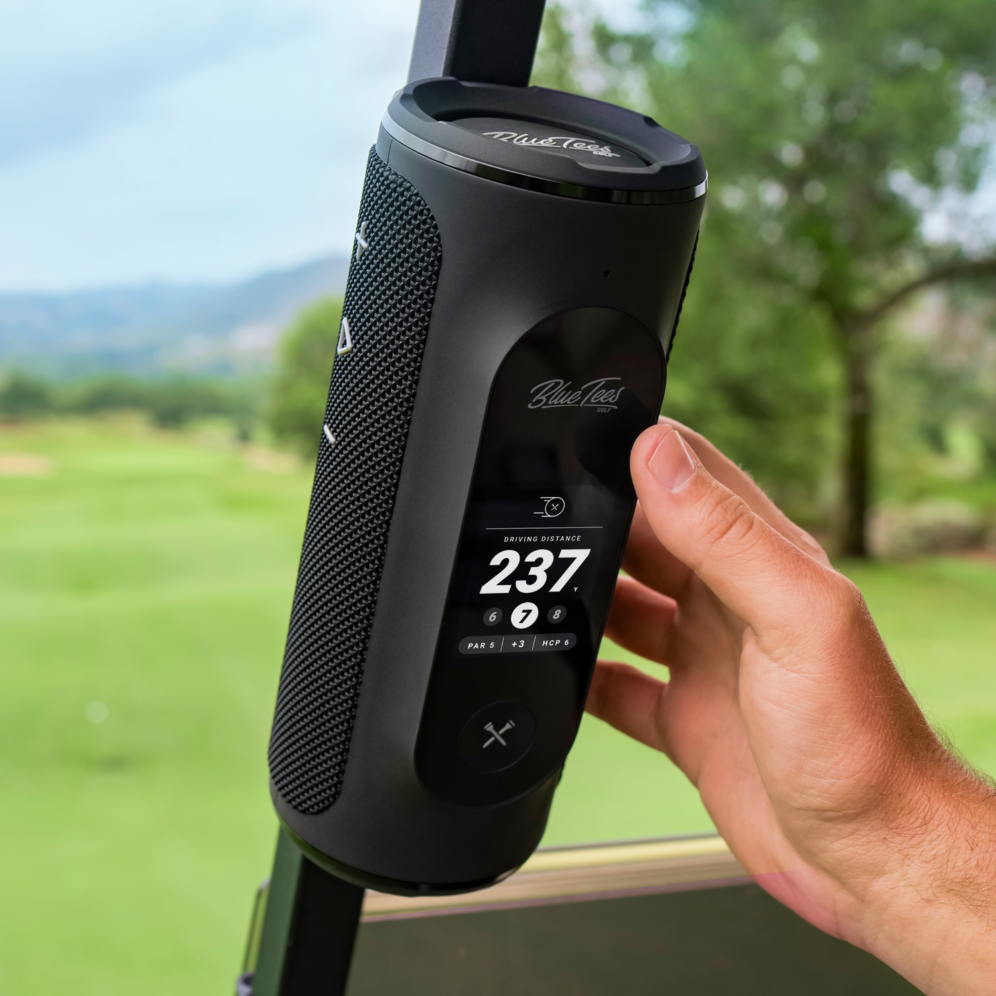 Blue Tees Golf Blue Tees Golf The Player+ Premium Magnetic GPS Golf Speaker