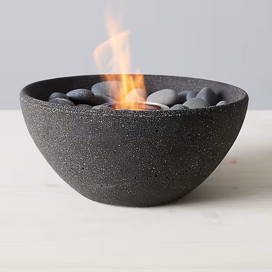 Solo Stove TerraFlame Basin Fire Bowl - Stonecast Graphite